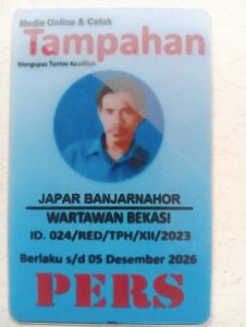 Terungkap, Japar Banjar Nahot Gunakan KTA Wartawan Palsu Milik MediaTampahan. Pihak Media Tuntut Pertanggungjawaban